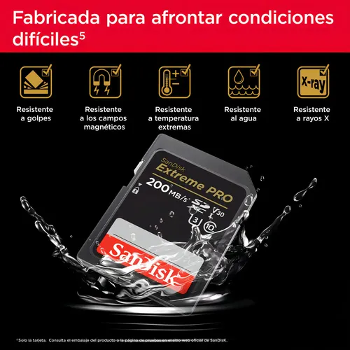 Tarjeta De Memoria De Tamaño Completo Sandisk Extreme Pro 64 - Image 2
