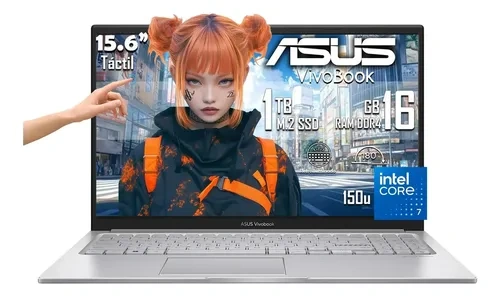 Laptop Asus Vivobook F1504 Core 7 150u 1tb 16gb Ram Touch Pl - Image 1